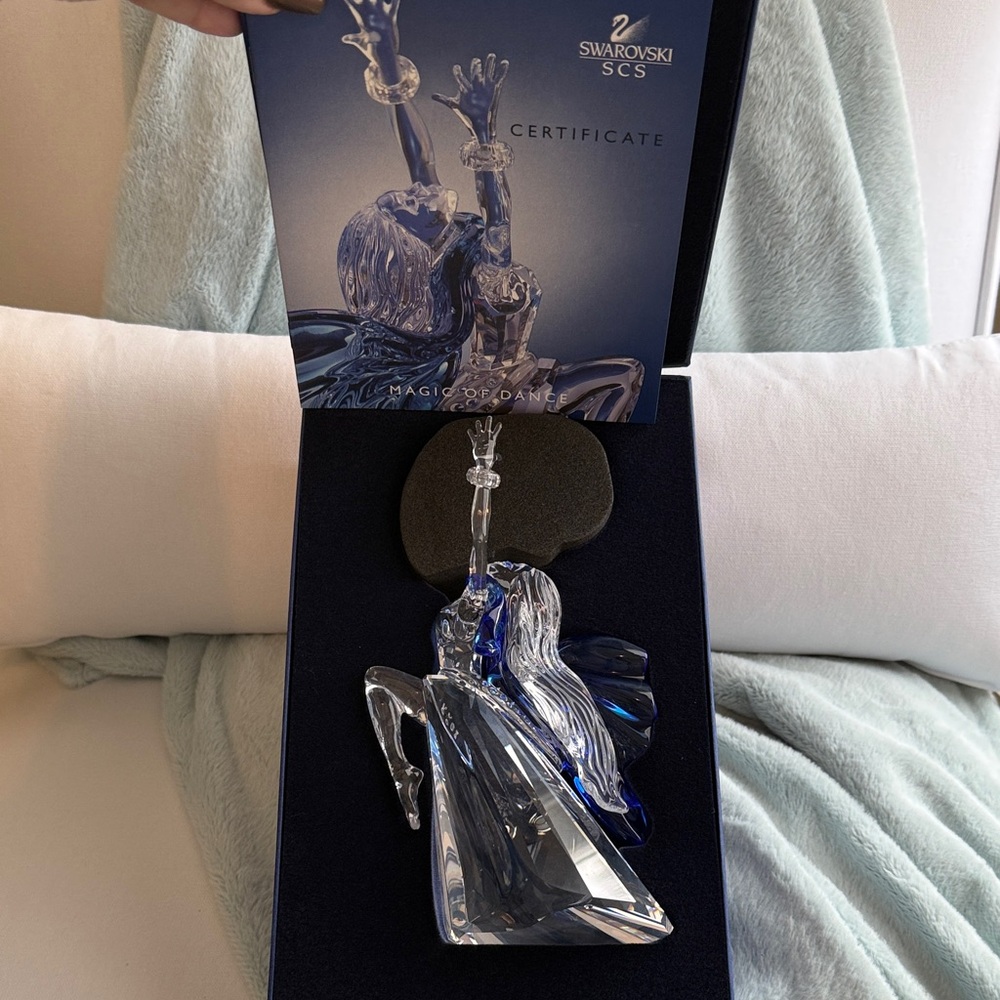 Swarovski Crystal Figurine Isadora with Blue Highlights, Limited Edition